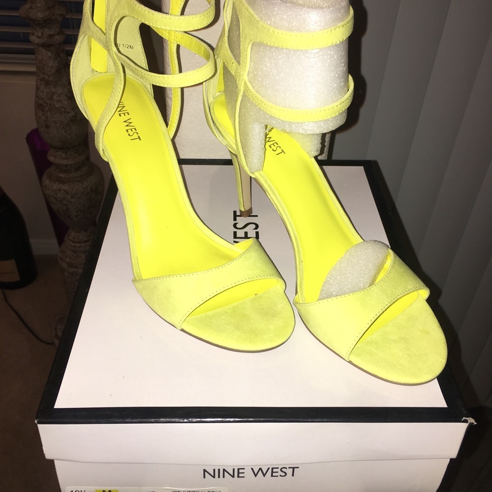 Bright Yellow Heels
